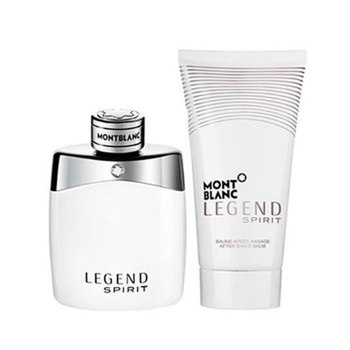 Mont Blanc Legend Spirit 2 Piece Gift Set for Men with 1.7 oz EDT Spray + 3.4 oz Shower Gel - The Perfume Box
