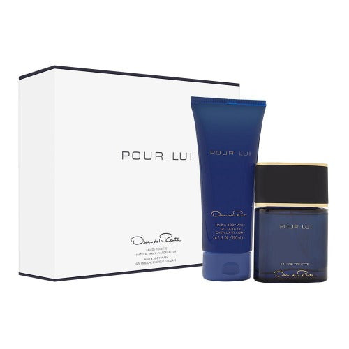 Oscar Pour Lui 2 Piece Gift Set For Men With 3.0 Oz EDT Spray