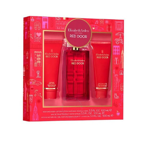 Red Door 3 Piece Gift Set