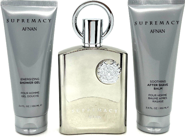 Afnan Supremacy Silver 3 Piece Gift Set