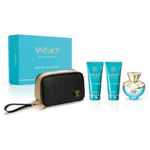 Versace Dylan Turquoise 4 Piece Gift Set