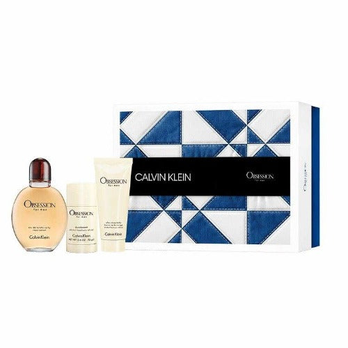 Obsession by Calvin Klein 3 Piece Gift Set for Men