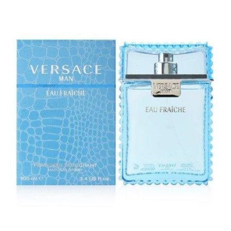  Versace Eau Fraiche for Men 3 Piece Set (3.4 Oz Eau De